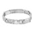 Stainless Steel Custom Bracelet 14K White Gold Finish