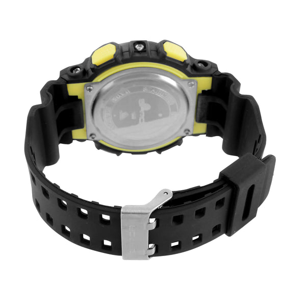 Sports Shock Resistant Watch Black Yellow Stylish