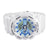 White Blue Sports Mens Watch Digital-Analog Spots Edition Sale
