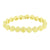 Canary Solitaire Bracelet Lab Diamonds 14K Yellow Gold Finish