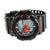 Mens Shock Resistant Sports Watches Black And Red