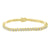 Yellow Gold Bracelet Lab Diamond 14K Finish