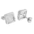 Square Shape Lab Diamond 925 Silver Earrings