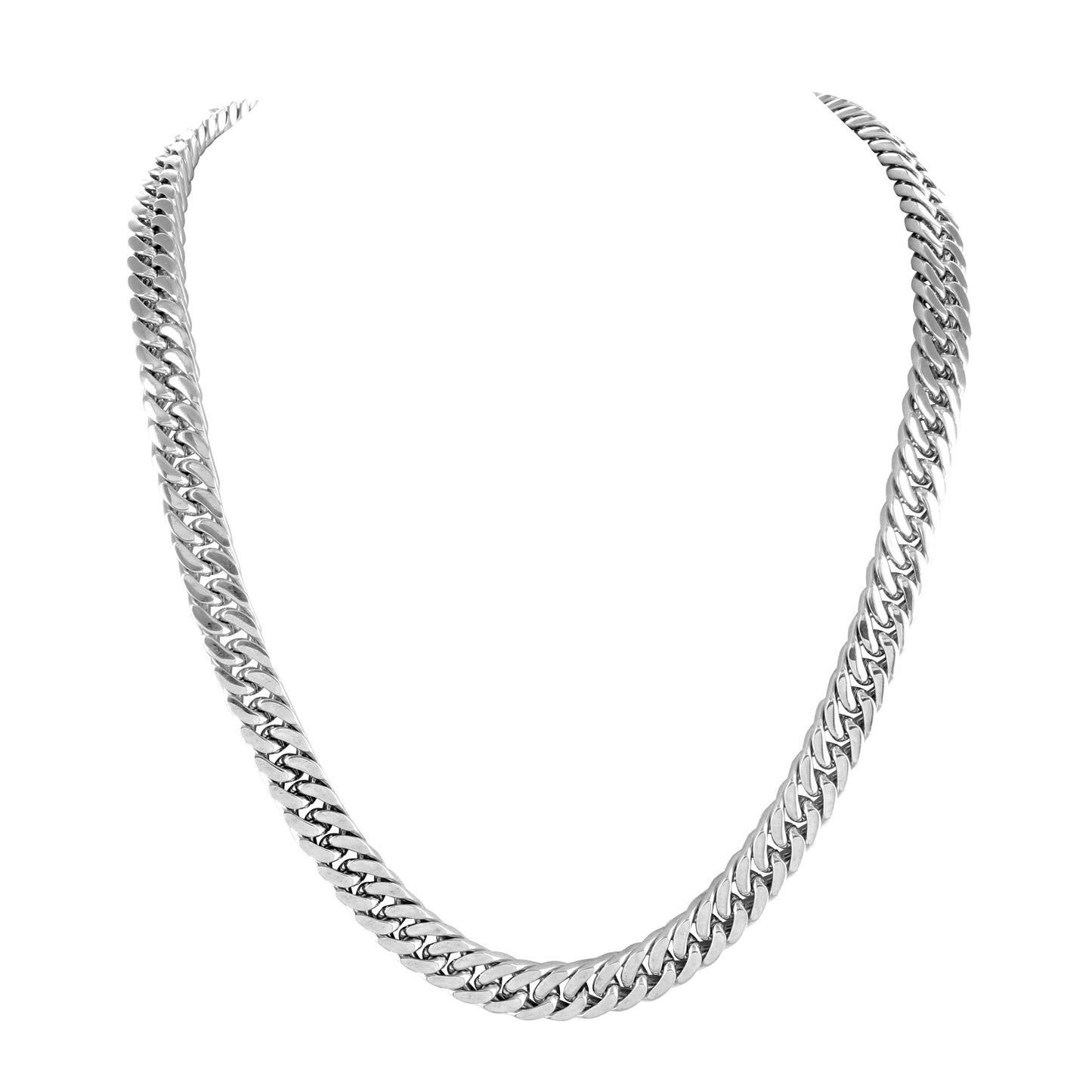 Miami Cuban Chain Necklace Stainless Steel Elegant 6 MM