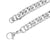 Stainless Steel Miami Cuban Chain White Gold Finish 8 MM