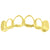 Top Teeth Mouth Grillz Cut  Yellow Gold Finish
