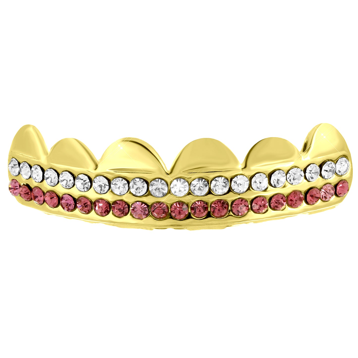 14k Yellow Gold Finish  Top Grillz