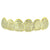 Fully Top Teeth Grillz 14k Yellow Gold Finish