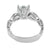 Ladies Solitaire Ring 925 Silver Simulated Diamonds Wedding Bridal Engagement