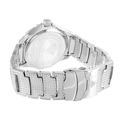 Genuine Diamond Men Brand New Ice Mania Steel Back Watch