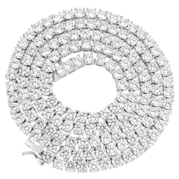 Tennis Link 3mm Necklace One Row 18
