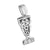 White Queen Nefertiti Pendant Free Necklace Set Simulated Diamonds Custom Classy