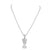 White Queen Nefertiti Pendant Free Necklace Set Simulated Diamonds Custom Classy