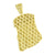 Yellow Lab Diamonds Jesus Pendant Gold Finish Christ Face Charm