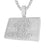 All Cash No Credit Icy Custom Square Cluster Hip Hop Pendant