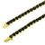 Designer 14k Gold Finish 4mm Black Lab diamonds Tennis Necklace XmasDeal