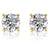Moissanite Diamond 8mm 4.0Ct Moissanite Diamond Earrings