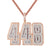 Two-Tone 3D Baguette 448 Grams Icey Sides Custom Pendant
