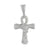 White Ankh Cross Pendant Simulated Diamonds Bling Symbol Of Life