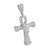 White Ankh Cross Pendant Simulated Diamonds Bling Symbol Of Life