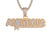 Gold Tone Ambitious Star Double Layer Sterling Silver Pendant