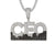 Sterling Silver Icy City CEO Bling Mens Hip Hop Pendant Chain