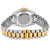 Two Tone Gold Steel Icy Bubble Case Roman Dial Luxury Watch