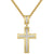 Custom Nugget Design Religious Cross Pendant Chain