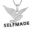 White Icy Flying Bird Self Made Wings Custom Pendant Chain