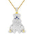 Sterling Silver Money Dollar Hip Hop Icy Custom Mens Pendant