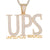 Mens United Plug Services UPS Hip Hop Custom Pendant