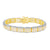 Womens Gold Bracelet Oval Cut Lab Diamond .925