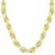 Rope Necklace Sterling Silver 14K Gold Finish 11mm Custom Mens
