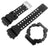 Black Bezel Matching Band For G Shock Watch GD100-1B Resin Silicone Strap