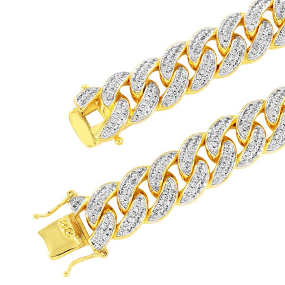 Men's  Custom 10mm Cuban Link Choker Necklace