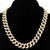 Sterling Silver Men's 14k Gold Finish Bling 18-20