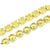 Tennis Stainless Steel Chain Canary Lab Diamond 10mm Gold Finish 36