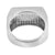 Wedding Ring Mens Simulated Diamonds Pave Set Engagement Stainless Steel Party