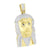 Jesus Pendant Gold Finish Stainless Steel With Chain