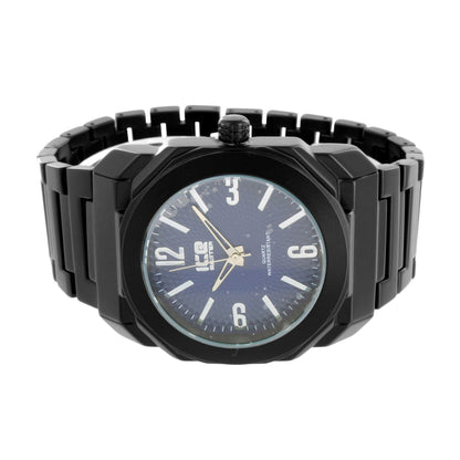 Ice Mania Watch Blue Dial Stainless Steel Back Black Finish
