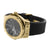 Mens Yellow & Black Analog Water Resistant Watch Forza Silicon Strap
