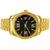 Stainless Steel Icy Roman Dial Date Gold Tone Automatic Watch