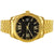 Stainless Steel Icy Roman Dial Date Gold Tone Automatic Watch