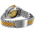 Red Face Roman Dial Fluted Bezel Two Tone Gold Automatic Watch
