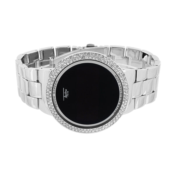 Touch Screen Watch Bling Techno Pave Smart Watch Digital