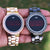 Techno Pave Touch Screen Bling Metal Band Digital Watch
