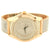 Men's 14k Rose Gold Finish Designer  watch with Custom Ice Tray Band
