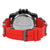 Hundred Emoji Watch Illusion Dial Black Finish Red Bullet Band