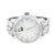 Praying Hands Dial Watch Metal Band White Dial Analog Water Resistant Unique