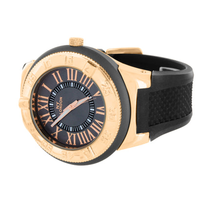 Rose Gold Finish Watch Index Markers Silicone Rubber